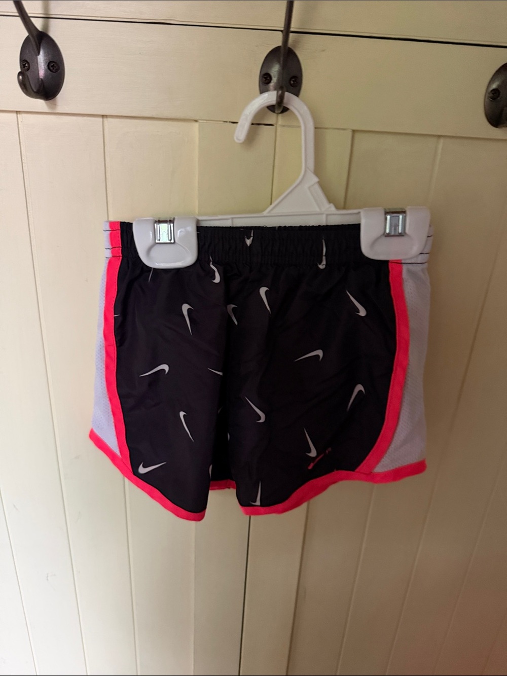 Nike Black and White Dri-FIT Athletic Shorts